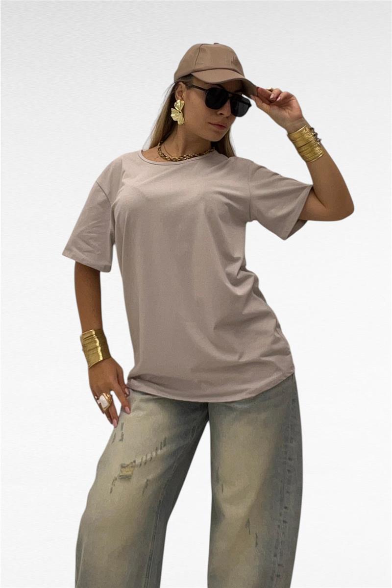 maglia over mezza manica girocollo